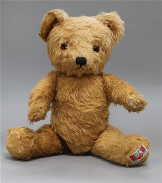 A 1950s Alpha Farnell teddy bear, Emma,